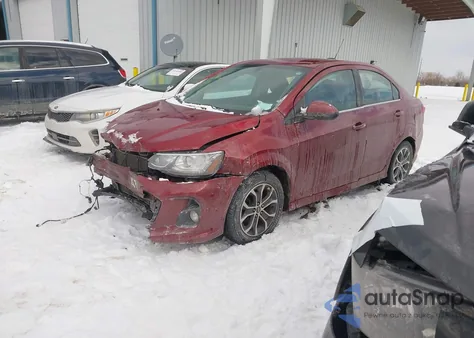 2017 Chevrolet Sonic Lt Auto z USA, uszkodzony, nr VIN 1G1JD5SH0H4155427